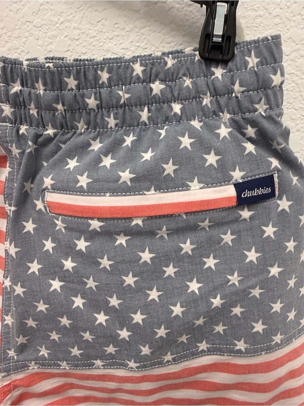 chubbies Red & Blue Stars Stripes Swim Trunks - Picture 5 of 8